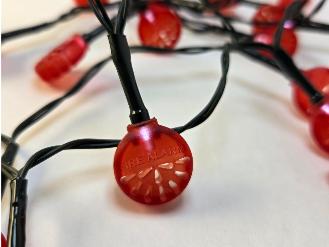 Battery Powered Fire Protection LED String Lights – Holiday Décor – Fox ...